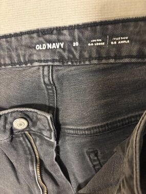 Old Navy wide leg Black Washed Jeans